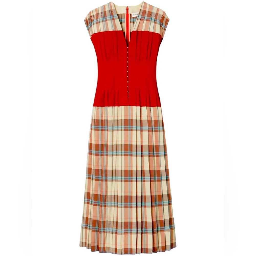 NWT Tory Burch Plaid Claire Dress